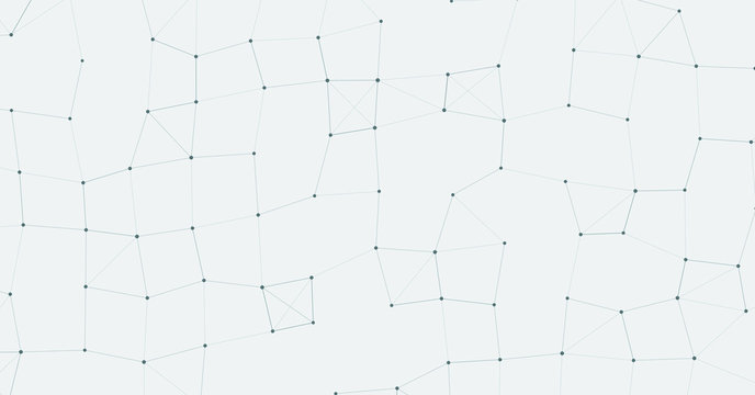 Network Mesh Procedural Art background illustration