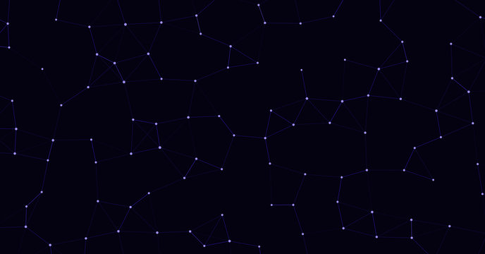 Network Mesh Procedural Art background illustration