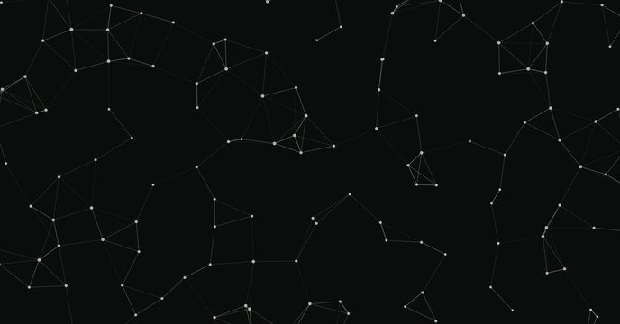 Network Mesh Procedural Art background illustration