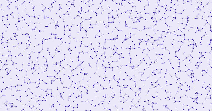 Network Mesh Procedural Art background illustration
