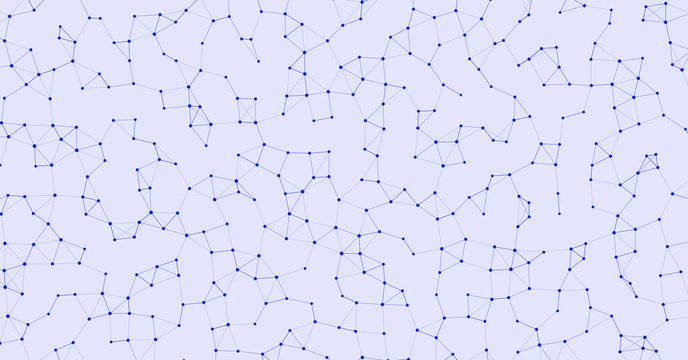 Network Mesh Procedural Art background illustration