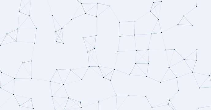 Network Mesh Procedural Art background illustration
