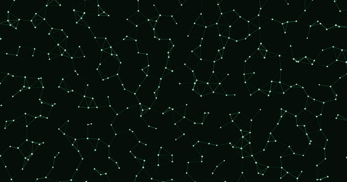 Network Mesh Procedural Art background illustration