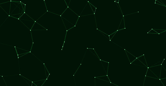 Network Mesh Procedural Art background illustration