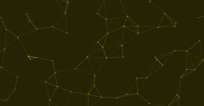 Network Mesh Procedural Art background illustration