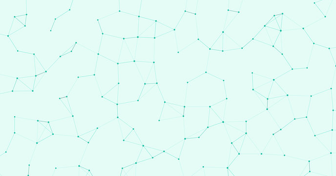 Network Mesh Procedural Art background illustration
