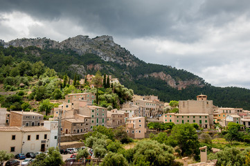 Fototapeta na wymiar Spanish Village, Spain, Majorca, Village,Countryside, Mountains