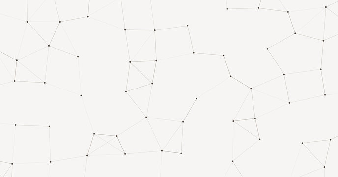 Network Mesh Procedural Art background illustration