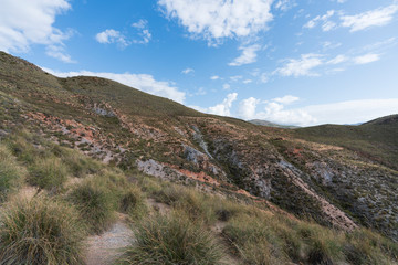 mountainous landscapes near Ugijar (Granada)

