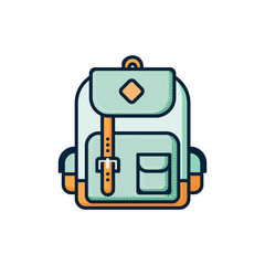 Flat design bags with various amazing colors