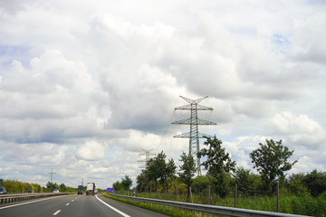 Strommast Autobahn