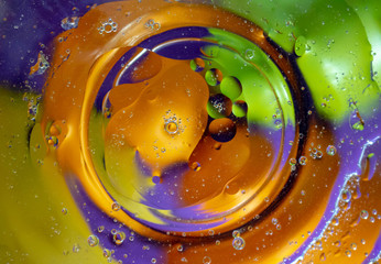 Space or planets universe cosmic abstract background. Abstract molecule atom sctructure. Water...