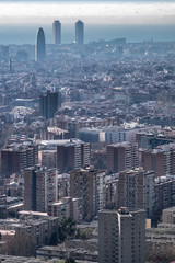 Paisaje urbano de Barcelona.