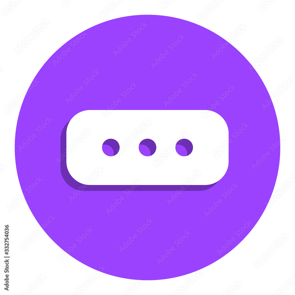 Poster comment badge icon. simple glyph, flat vector of web icons for ui and ux, website or mobile applicat