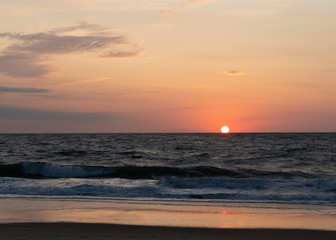 Sunrise breaking the horizon 8