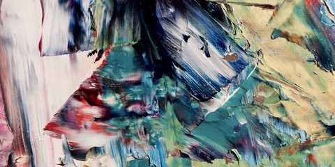 Colorful abstract background wallpaper. Modern motif visual art.  Mixtures of oil paint. Trendy...