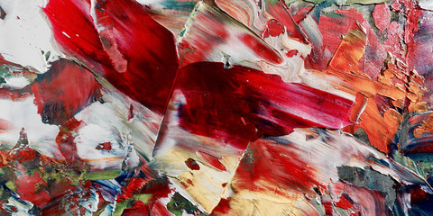 Colorful abstract background wallpaper. Modern motif visual art.  Mixtures of oil paint. Trendy...