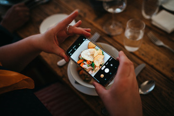 Essen mit dem Handy fotografieren