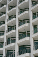 Appartement-Anlage mit Balkonen
