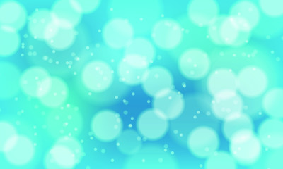 Blue Bokeh Background blurred light effect Vectorial Illustration