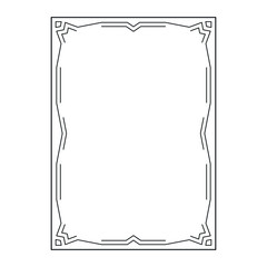 vector image, decorative ornamental frame, original design