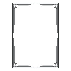 vector image, decorative ornamental frame, original design