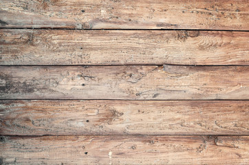 Background of aged rounded natural  wood fence texture