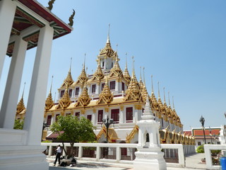 Golden temple in Bangkok, Thailand