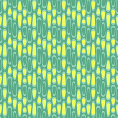 Abstract colorful drops. Vector spotty seamless pattern.