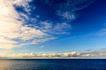 Blue Skies in the ocean