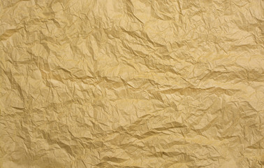 recycled old crumpled paper background or texture
