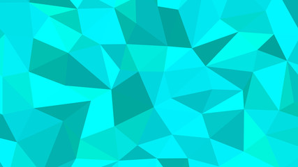 Fototapeta premium Abstract polygonal background, Aqua geometric vector