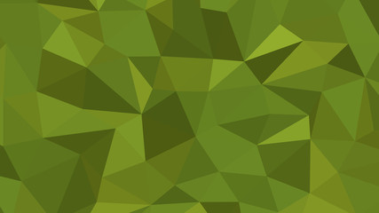 Abstract polygonal background, Olive Drab geometric vector