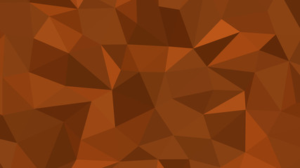 Abstract polygonal background, Saddle Brown geometric vector