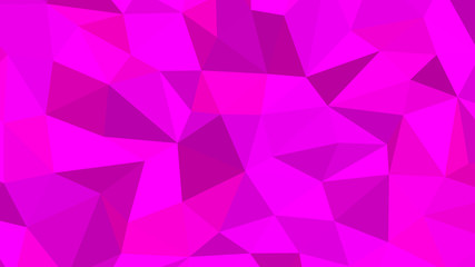 Fototapeta premium Abstract polygonal background, Fuchsia geometric vector