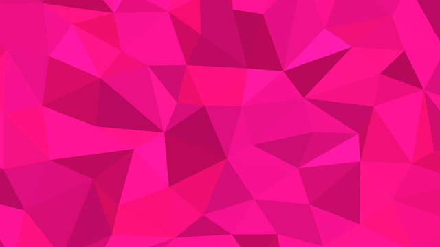Abstract polygonal background, Deep Pink geometric vector
