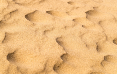 Sand texture formed by the wind