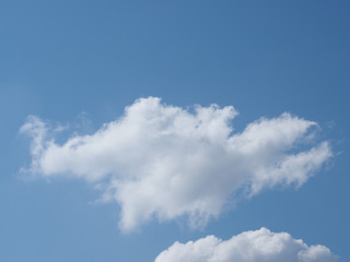 blue sky with clouds background