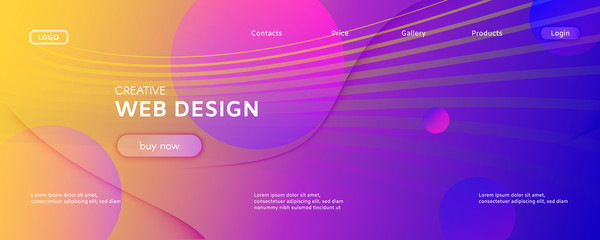 Fluid Abstract. Flow Wallpaper. 3d Shapes 