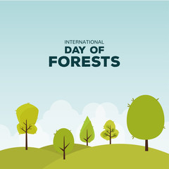 Forest day poster