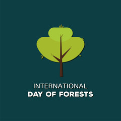 Forest day poster