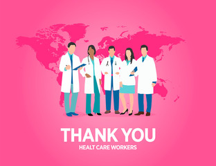  Thank you to all doctors and nurses in the world