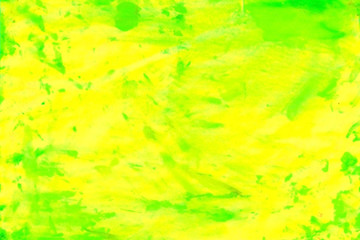 Abstract texture hand painted watercolor. Yellow colors. 