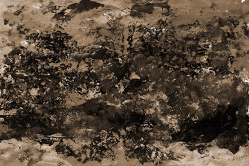 Abstract texture hand painted watercolor. Brown colors. Concept: kitchen, surfaces, marble, wallpaper, textiles, printed products.	