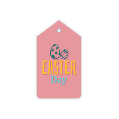 Easter day label