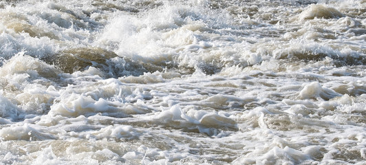 Obraz na płótnie Canvas White water river rapids example