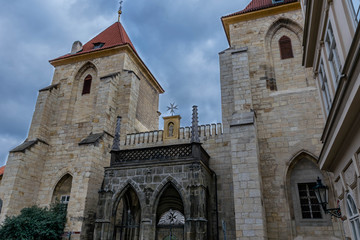 Fototapeta na wymiar Church of Our Lady beneath the Chain, Prague