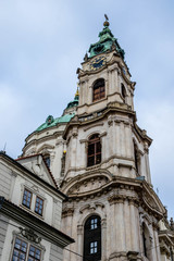 Fototapeta na wymiar St. Nicholas Church Bell tower, Prague