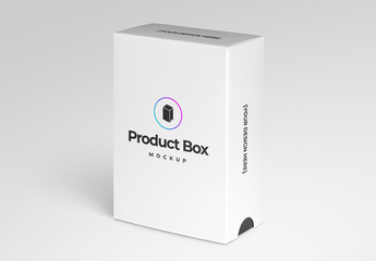 Product Box with Sliding Sleeve Mockup
