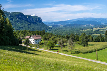 Alpine Scenery. Landscape of Carinthian Alps in Austria